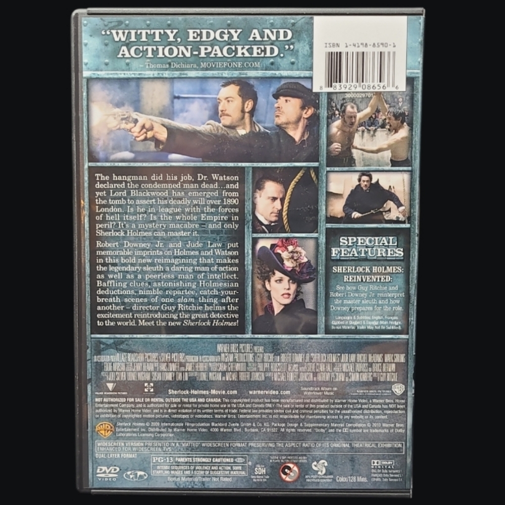 DVD "SHERLOCK HOLMES" - Picture 3 of 3